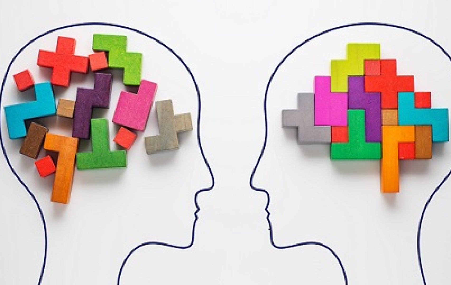 The,Concept,Of,Rational,And,Irrational,Thinking,Of,Two,People.